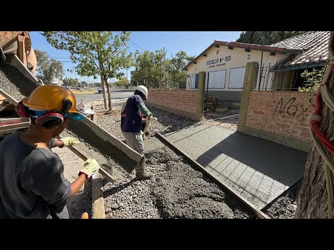 Allen y Fernández Oro continúan con la puesta a punto de las escuelas