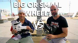 Big or small wheels? Professional Speed Skater vs Profesional Urban Skater
