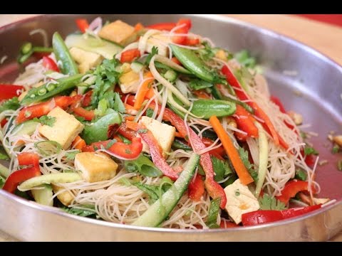 Cold Noodle Salad with Tofu- Ready in 20 minutes!