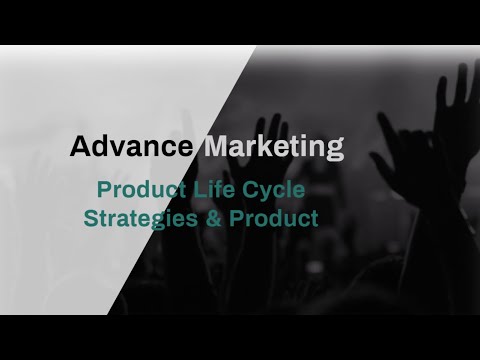 Advance Marketing Product Life Cycle Strategies Product