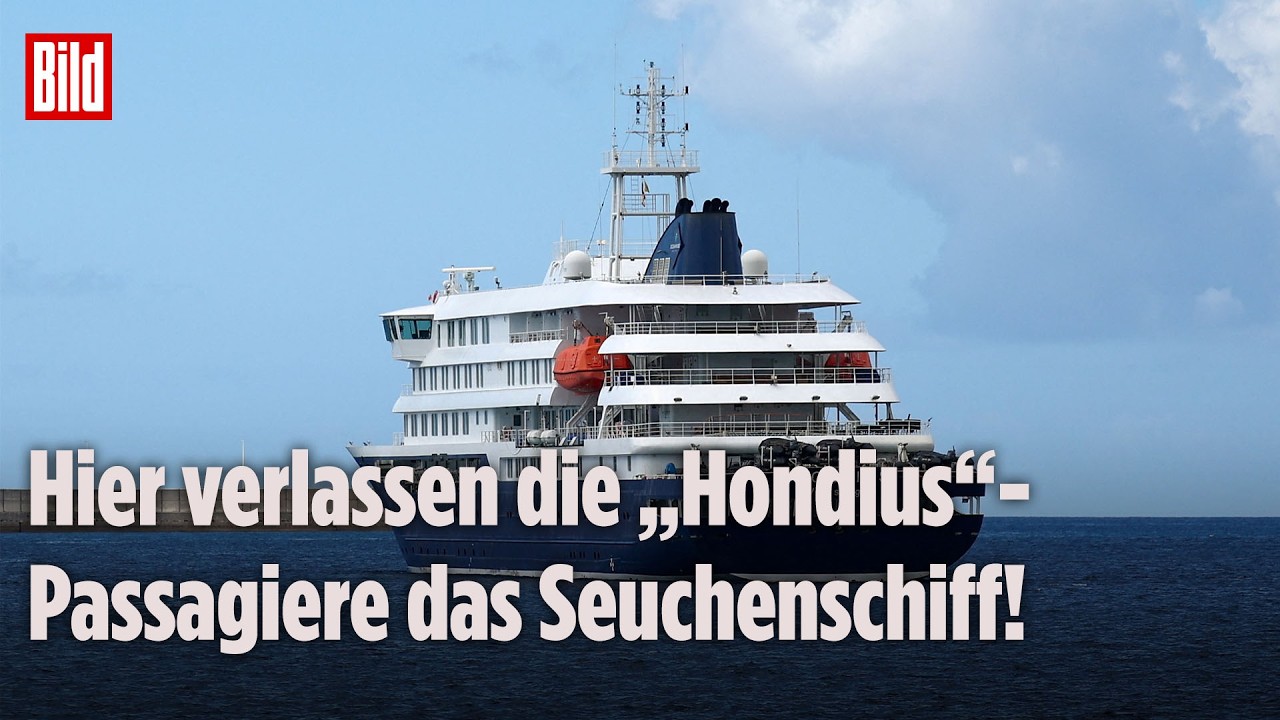 HANTAVIRUS: Seuchen-Irrfahrt endet! „Hondius“-Passagiere verlassen Quarantäne-Schiff!