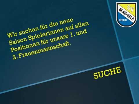 WIR SUCHEN DICH - 100 % BlauGelb