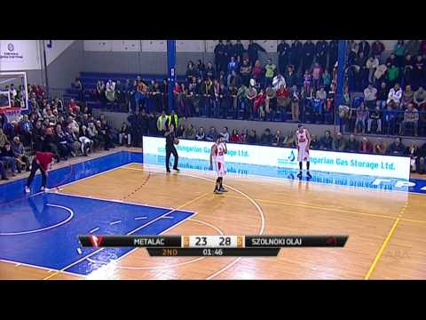 ABA Liga 2014/15, Round 15 match: Metalac Farmakom - Szolnoki Olaj (29.12.2014)