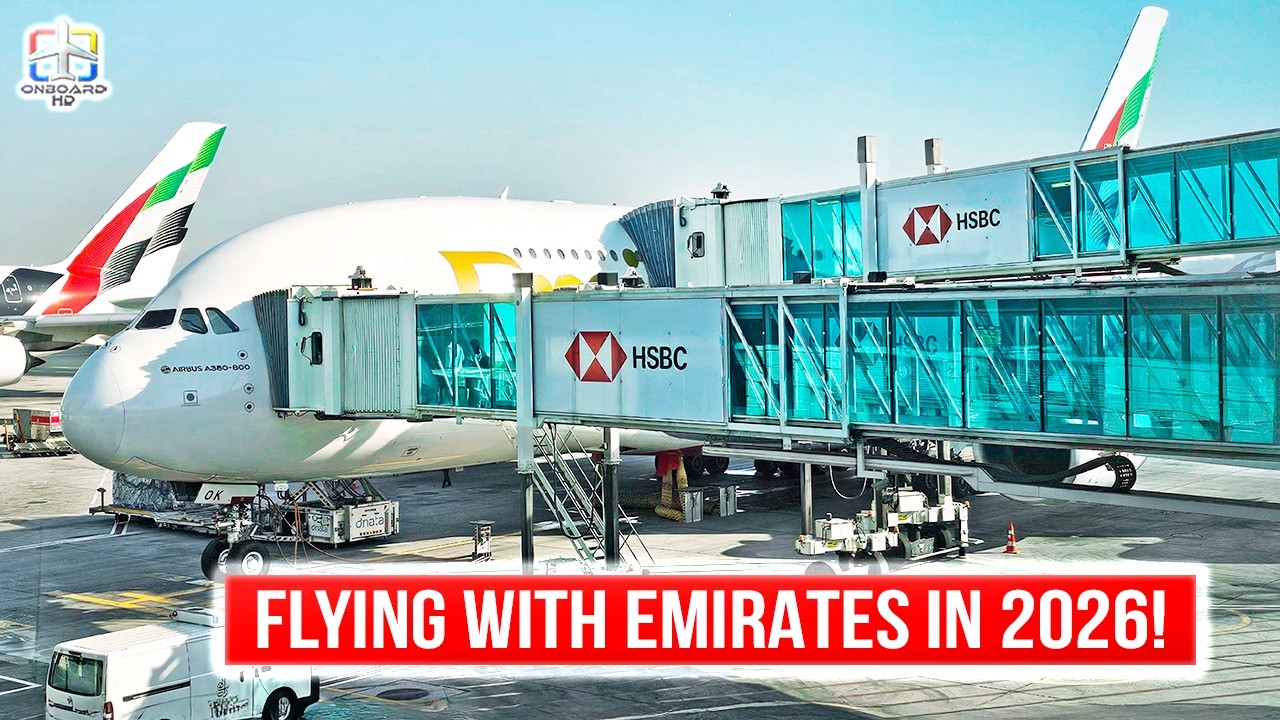 TRIP REPORT | First Time on Emirates in 2026! | Dubai to Vienna | EMIRATES Airbus A380-800