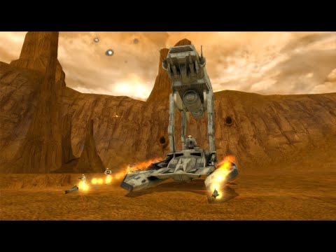 Star Wars Battlefront II (2005) Geonosis dust plains - galactic empire vs the separatists alliance