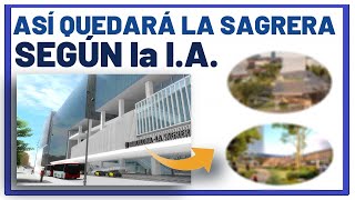 ❌ ASÍ QUEDARÁ la Macro Estación de LA SAGRERA de Barcelona según la IA ❌ Edifici