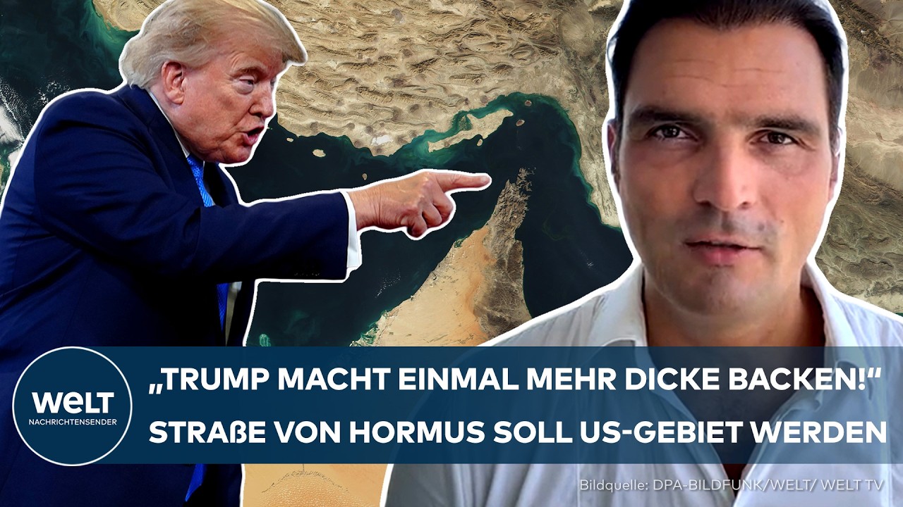 IRAN-KRIEG: Donald Trump macht „dicke Backen!“ – Straße von Hormus soll US-Territorium werden