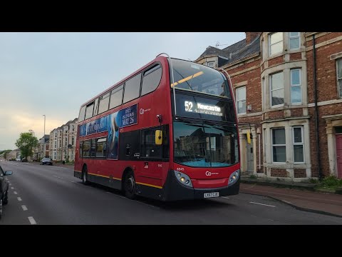 *VERY RARE ON THE 52* East Gateshead Orbit 52 - Go North East 6945 - LX57 CJE