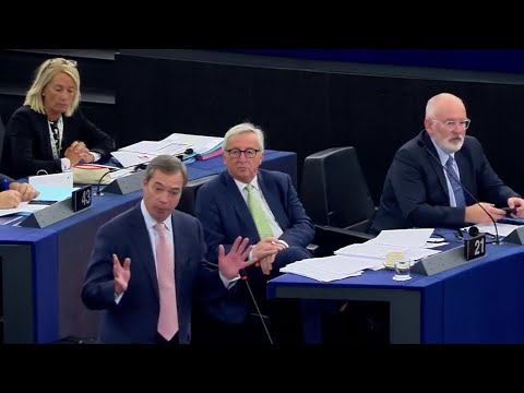 Nigel Farage MEP "Lets have a free trade deal or we would simply walk away"