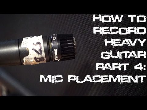 How to Record Heavy Guitar Part 4: Mic Placement | SpectreSoundStudios TUTORIAL