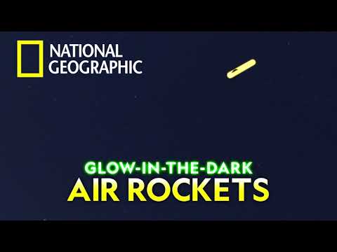 NATIONAL GEOGRAPHIC Glow in the Dark Air Rockets