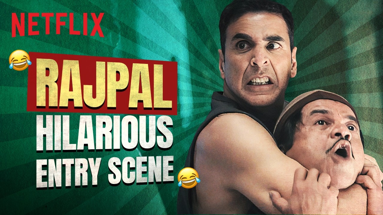 Rajpal’s HILARIOUS Entry Scene in Bhooth Bangla 😂 ft. Akshay Kumar, Paresh Rawal | Netflix India