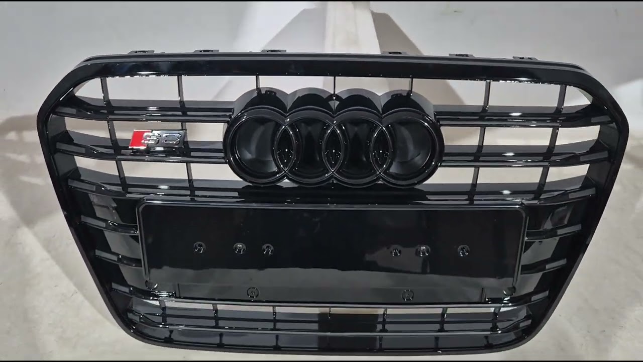Передняя черная решетка с черной рамкой S-Style (2011-2014) Video 1