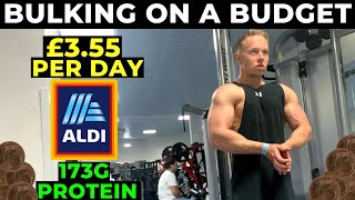 BULKING DIET ON A BUDGET  *less than £25 a week* (Full day of eating 3000 calories to build muscle)