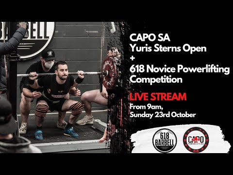 23.10.22 CAPO Yuris Sterns SA Open + 618 Powerlifting Novice competition