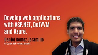 Developing web applications with ASP.NET, DotVVM and Azure