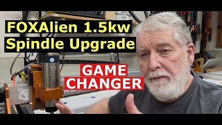 New FoxAlien 1.5kw Air cooled VFD Spindle Kit 65mm (Complete Setup & Review)