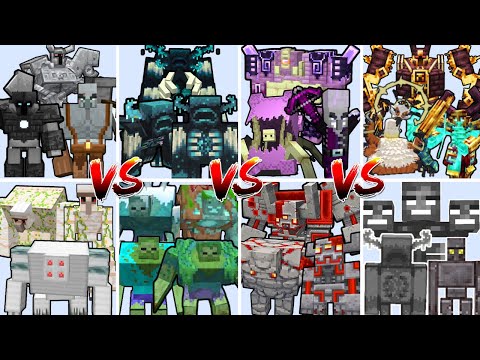 BOSS MOBS ALLIANCE TOURNAMENT | Minecraft Mob Battle