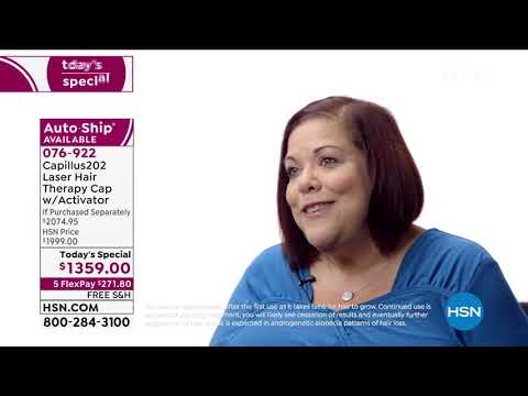 Capillus202 BatteryOperated Laser Hair Therapy Cap with ...