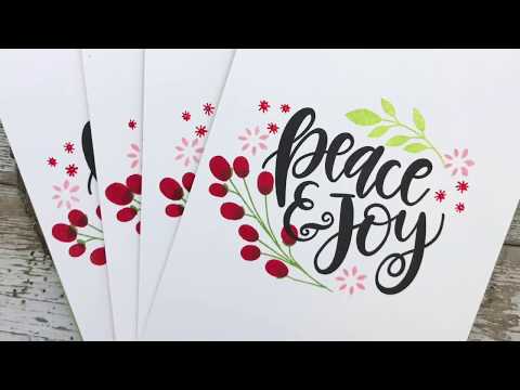 A Very Crafty Holiday 2017 - Holiday Card Set