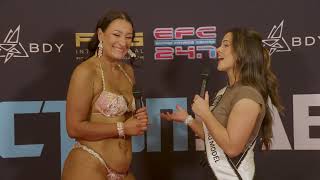 FMG International Worlds 2025 backstage interview with 301 Gracie Butcher