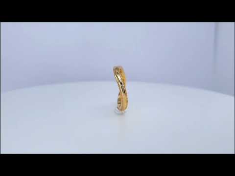 Helios Vintage Millgrain Wavy Ladies' Wedding Band 2022-226, Vintage Ring,  Wedding Jewellery