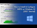 How To Install Configure MRTG Multi Router Traffic Grapher On Windows 10 2021 Tutorial