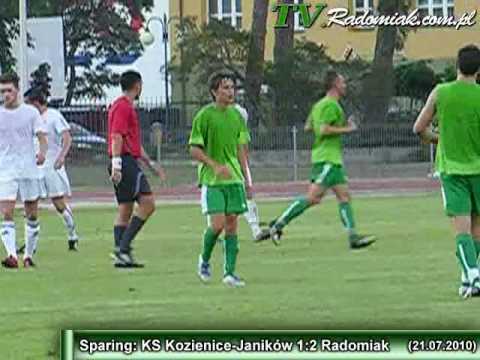 KS Kozienice-Janików - Radomiak Radom. Sparing - letnie przygotowania 2010/2011.