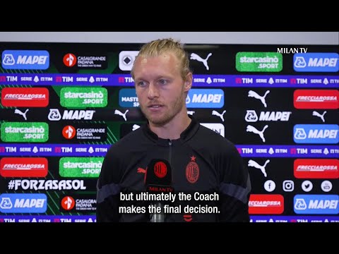 Simon Kjær Post Match Interview Sassuolo - AC Milan
