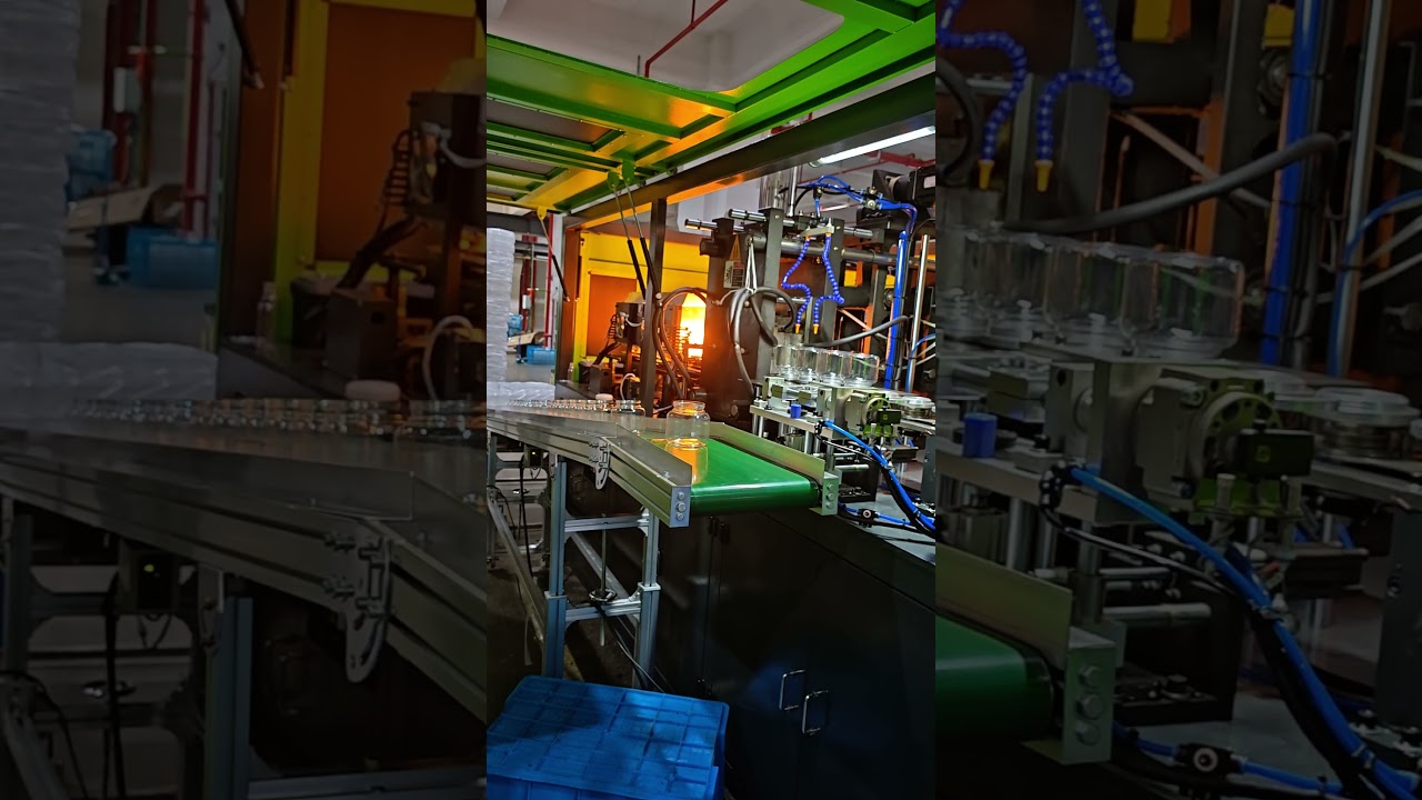 2 cavity PET bottle making machine
