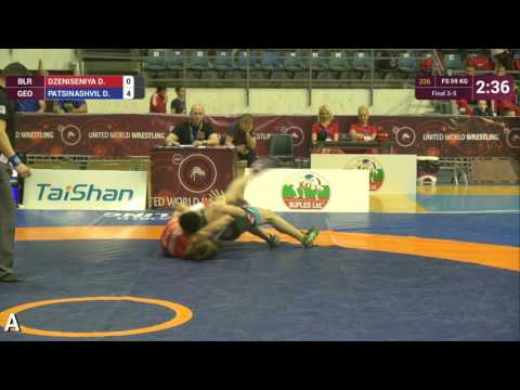 Dzmitry DZENISENIYA (BLR) - Davit PATSINASHVILI (GEO).mp4