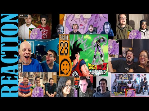 DragonBall Z Abridged: Episode 23 - TeamFourStar (TFS) REACTIONS MASHUP