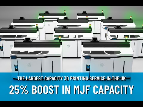 25% More MJF Capacity - High-Volume 3D Printed Parts