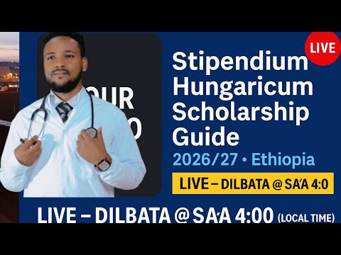 Stipendium Hungaricum Scholarship for Ethiopia: Complete 2026/27 Nomination Guide