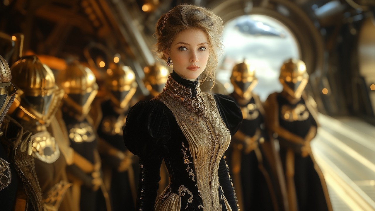 Futures of The Past - Mechanical Hearts - 19th Century Steampunk Sci-Fi - AI Microfilm