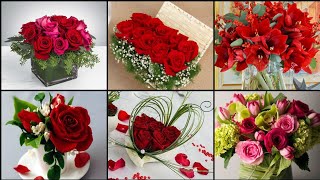 Valentines Floral Arrangement ideas || Flower Arrangments Idea Valentines Day Special