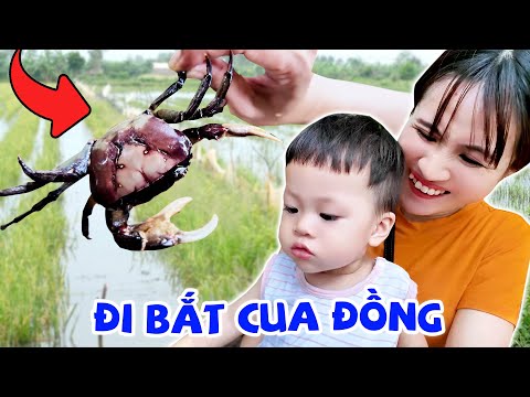 ZINO'S FIRST TIME CATCHING CRAB - VE VE CHANNEL
