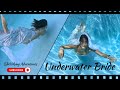 Swimming Underwater In A Wedding Dress Wet Look Underwater Bride And Bikini Reveal