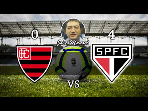 Oeste 0 x 4 São Paulo Paulista 2020 Narração José Manoel JPAM