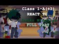 Pro Heroes And Class 1 A React To Izuku Midoriya HEAVY ANGST 1 75 SPEED TW FULL PART