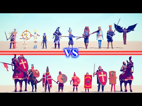 BOSS UNITS Team vs SHIELD Team - Totally Accurate Battle Simulator TABS