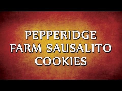 Pepperidge Farm Sausalito Cookies | RECIPES | EASY TO LEARN