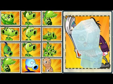 PvZ 2 All PEA Vs Team 5 Sunday Edition Zombie- Which Team Plant Will Win?