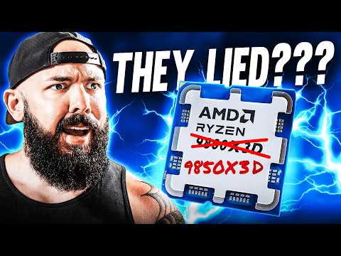 AMD In Panic Mode? The 9850X3D Proves It