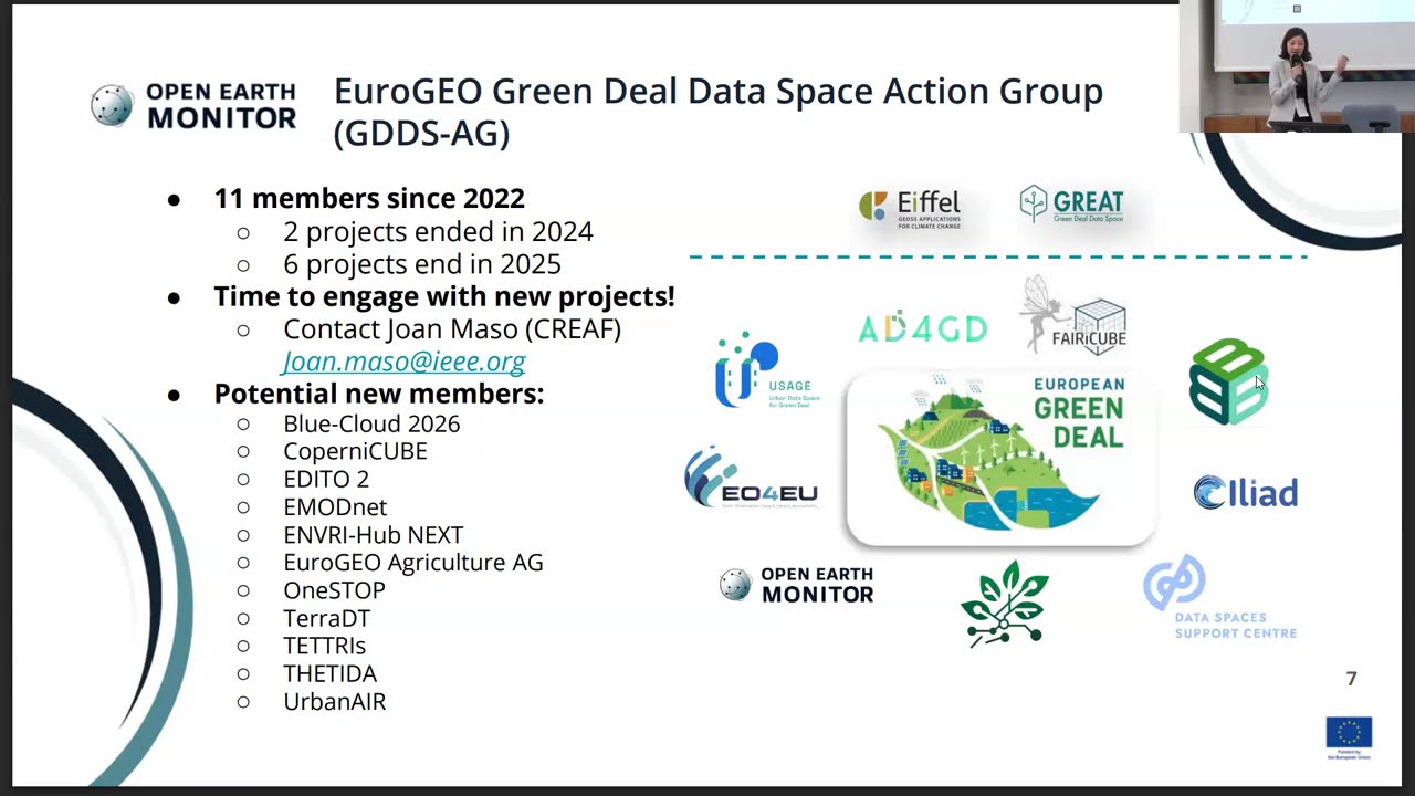 Kaori Otsu: EuroGEO Green Deal Data Space Action Group