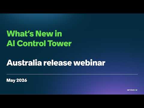 What's New in AI Control Tower for the Q2 26 release