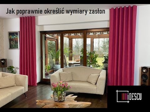 Jak poprawnie określić wymiary zasłon szytych na zamówienie, Idescu