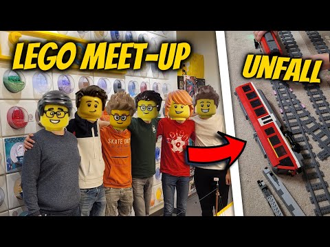 MEGA Lego Zugstrecke und zu SECHST im Lego Store (Lego VLOG)