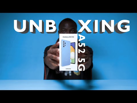 Samsung Galaxy A52 5G Unboxing