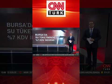 Su tüketiminde yüzde 7 KDV indirimi! | #Shorts